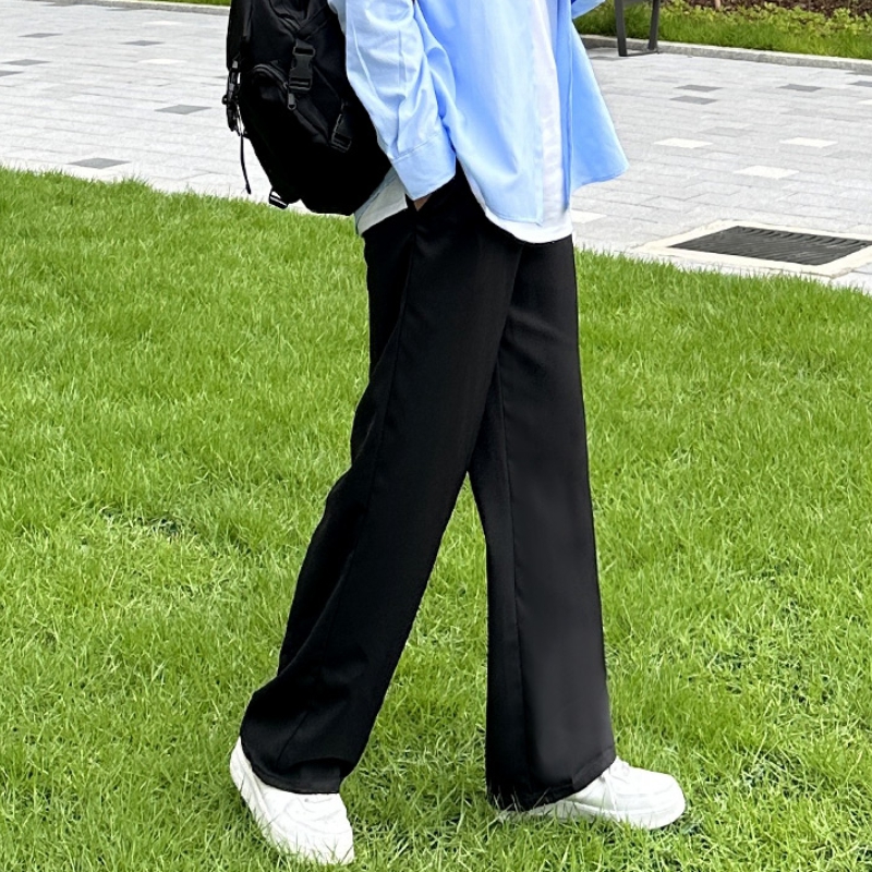 1+1 남자 힉스 여름 아이스 쿨 냉장고 롱 와이드 밴딩팬츠 이미지 2
