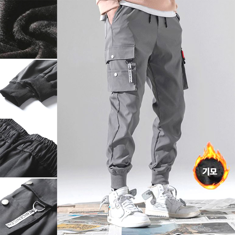 남성 방한 카고바지 남자 기모 혹한기 팬츠 착용 후기 | 사이즈/핏 총정리 - 대표 이미지