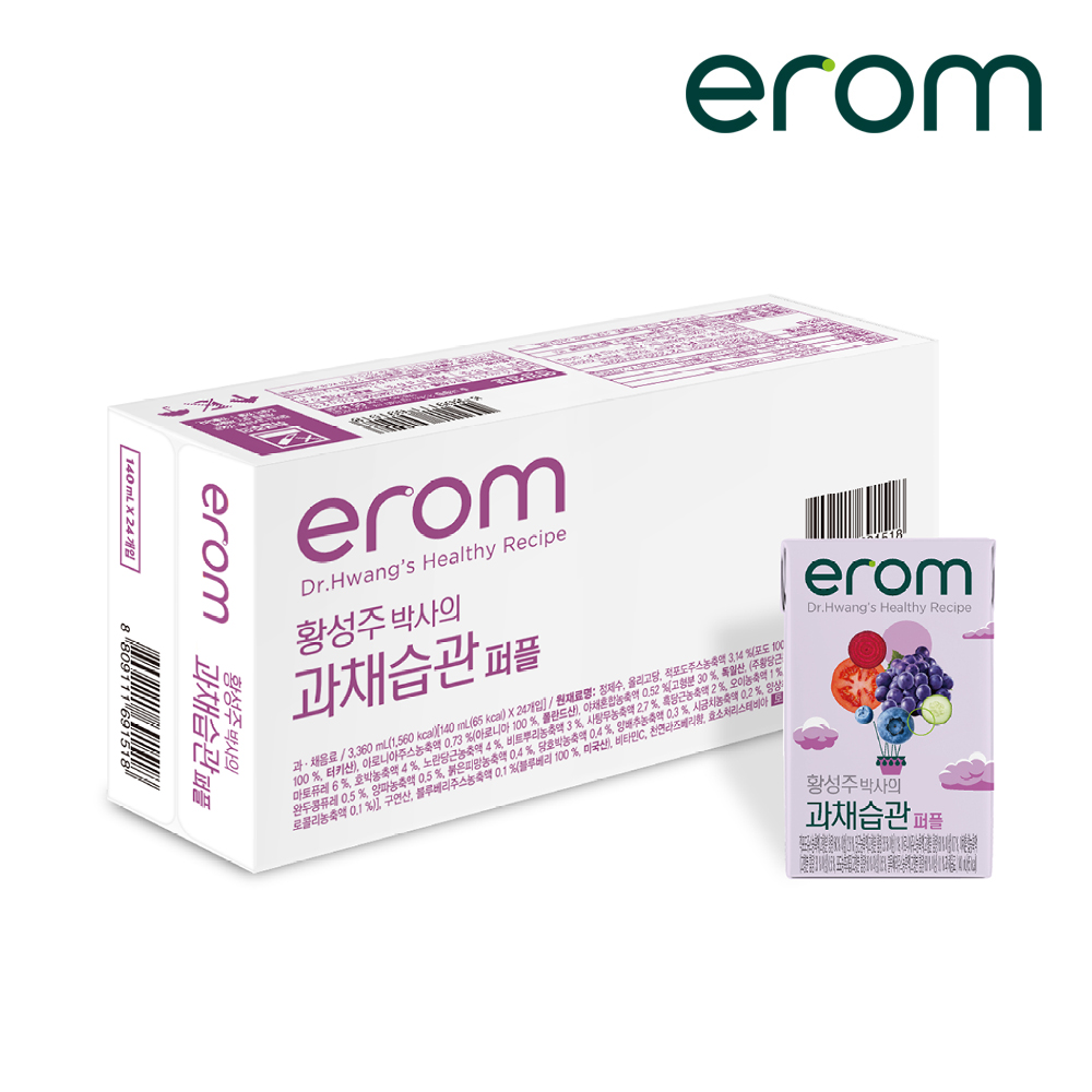 이롬 황성주박사의 과채습관 퍼플, 140ml, 24개 이미지 6