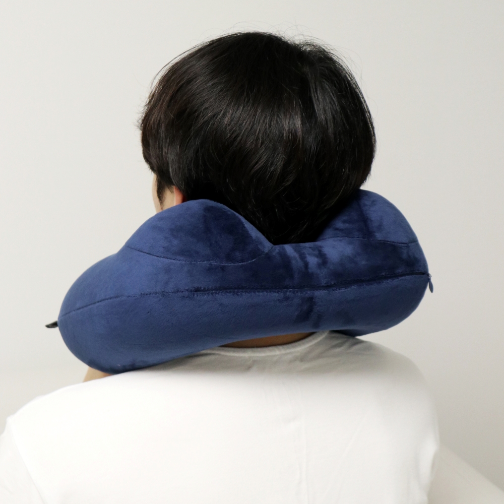 보니츠 여행용 목베개 기내용 에어펌프 비행기 휴대용