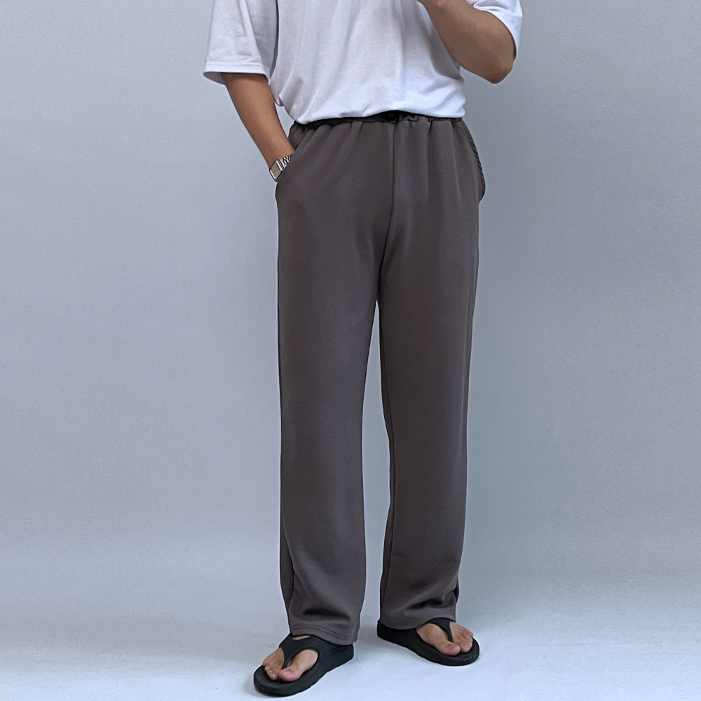 1+1 통넓은바지 남성냉장고바지 남자와이드팬츠 이미지 2