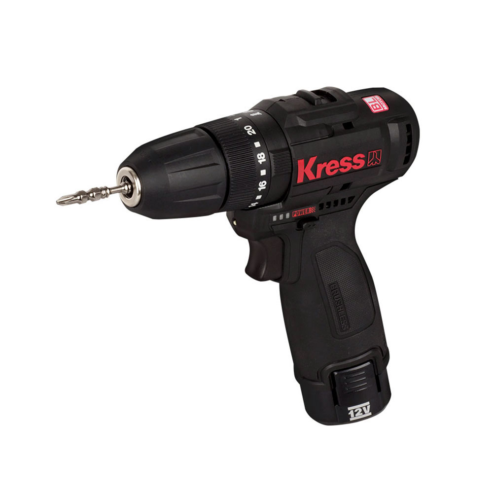 크레스 충전 해머 드릴 함마 12V 2.0Ah 배터리2개 BL KU362.2 이미지 4