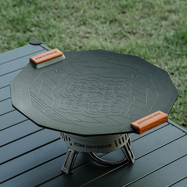 디자인 얼 그리들 국산 인덕션 가능 캠핑식기 코펠 냄비 후라이팬