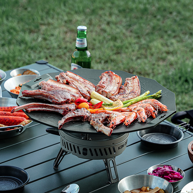 디자인 얼 그리들 국산 인덕션 가능 캠핑식기 코펠 냄비 후라이팬