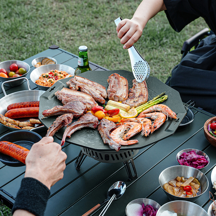 디자인 얼 그리들 국산 인덕션 가능 캠핑식기 코펠 냄비 후라이팬