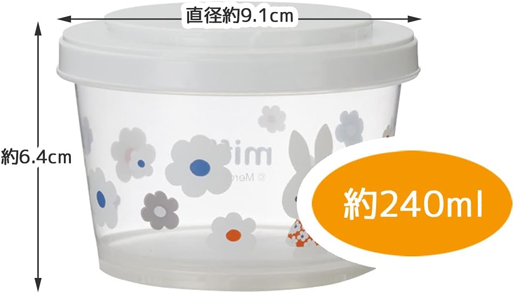 스케이터 조인트식 미피 캐릭터 보존용기 3개세트 SIJ3-A
