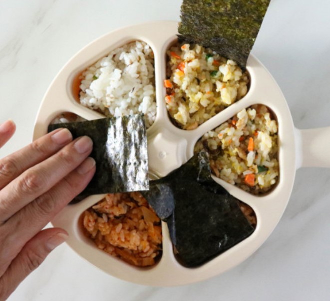 삼각김밥만들기 밥버거 주먹밥 삼각김밥틀 김펀치 말기 - 상세 이미지 3