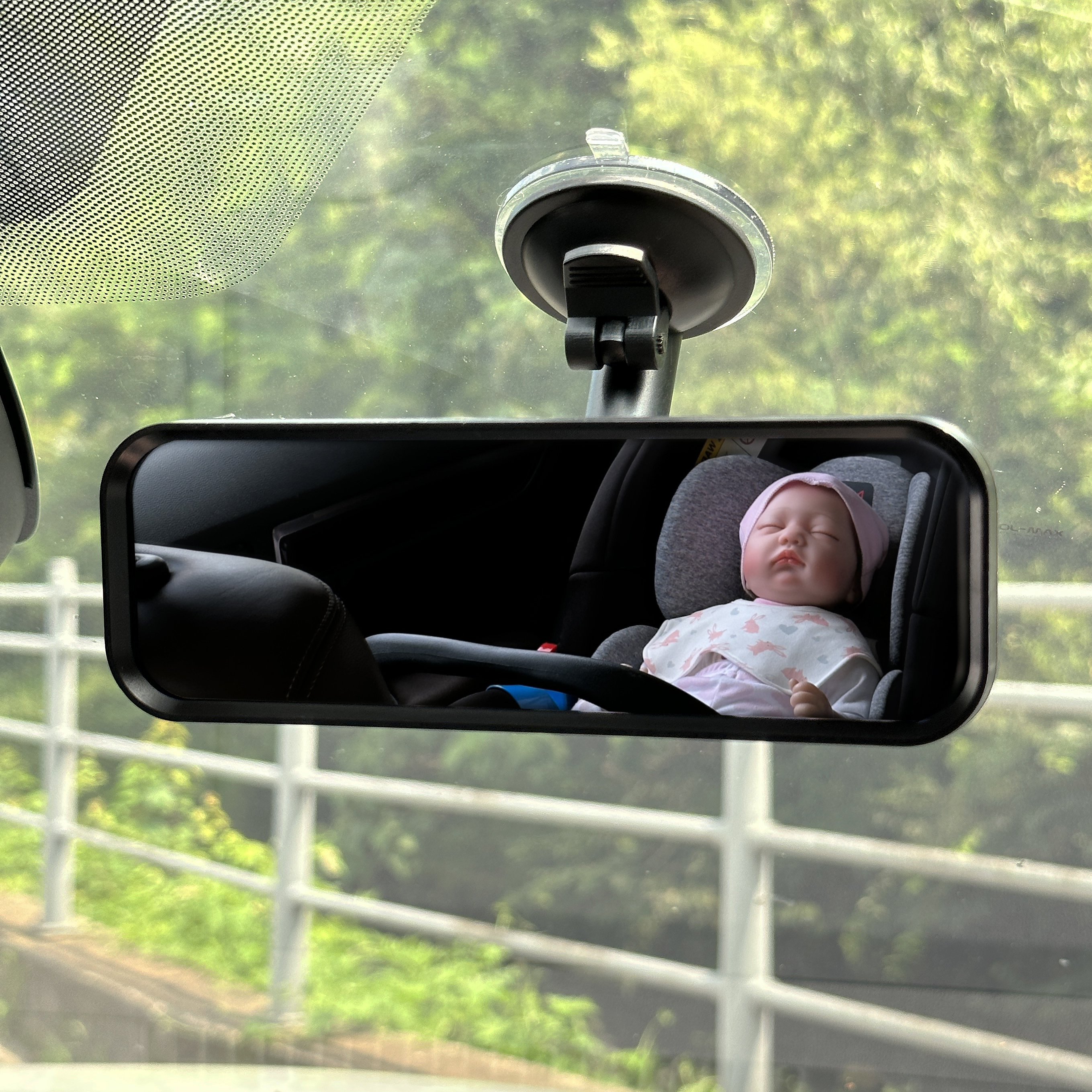 메리본 아기 카시트 후방거울 각도조절 유아 신생아 자동차 차량용 거울 뒤보기 뒷좌석