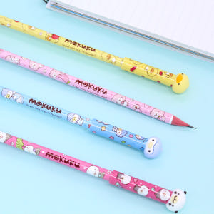 모쿠쿠 연필 연필캡 세트 캐릭터 학용품 초등 학생 학교 어린이집 입학 졸... 실사용 후기 | 효과 있을까? - 상품 이미지 2