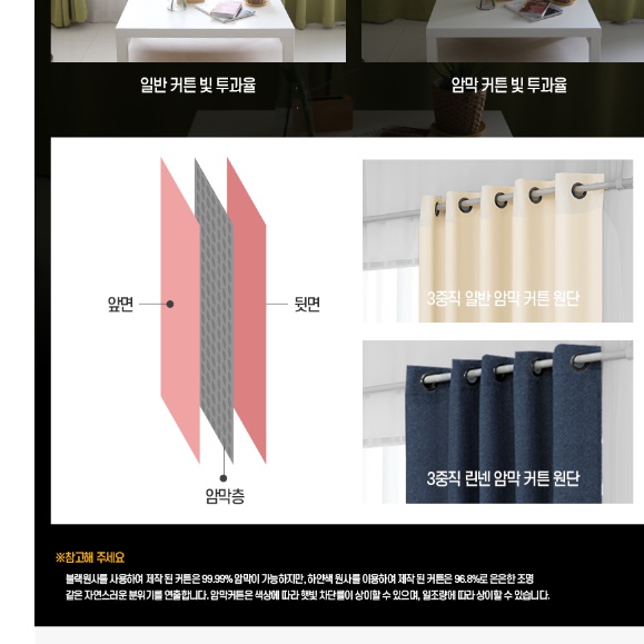 방창문커튼 큰창커튼 자취방 작은창문커텐