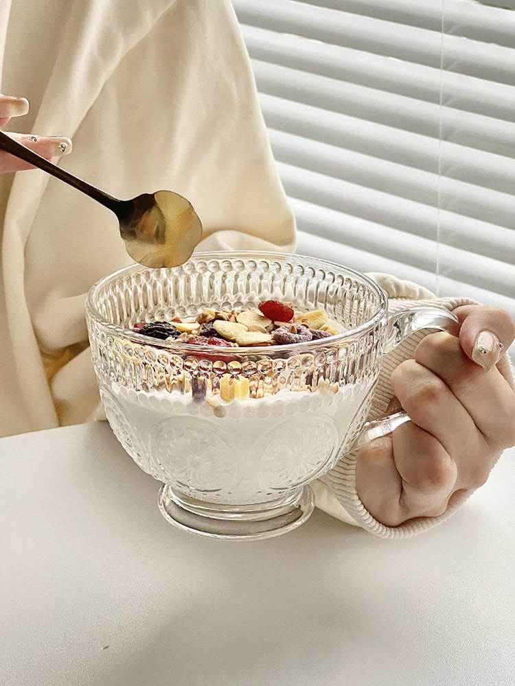 바이뷰틸리티 빈티지 크리스탈 시리얼볼, 요거트볼, 예쁜 그릇, 가성비 시리얼볼, 후기