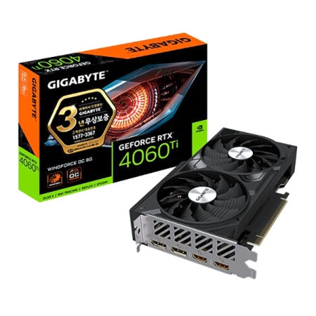 GIGABYTE GIGABYTE RTX 4060 Ti WINDFORCE OC D6 8GB 제이