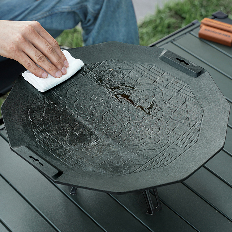 디자인 얼 그리들 국산 인덕션 가능 캠핑식기 코펠 냄비 후라이팬