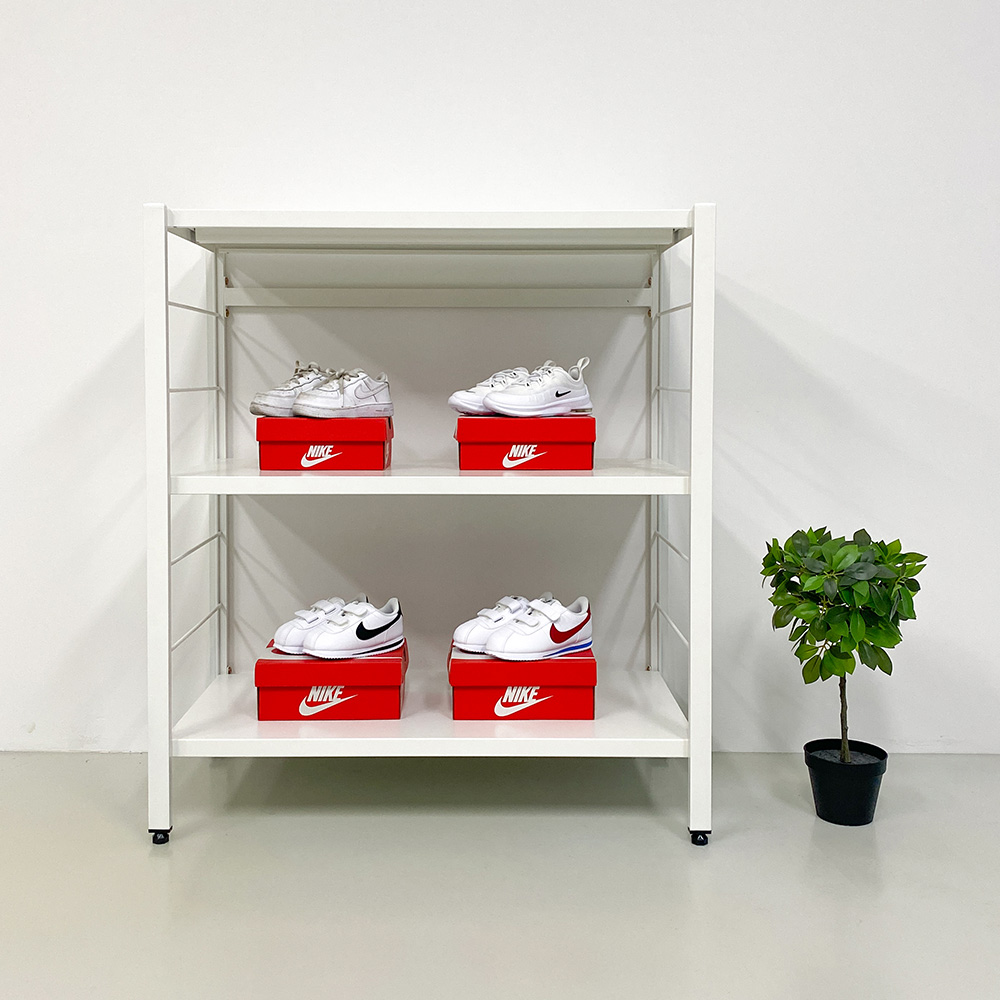 도디랙 철제 스트링 선반 모듈 시스템 다용도 수납 책 북 현관 2단 600x400x600 - 상세 이미지 5