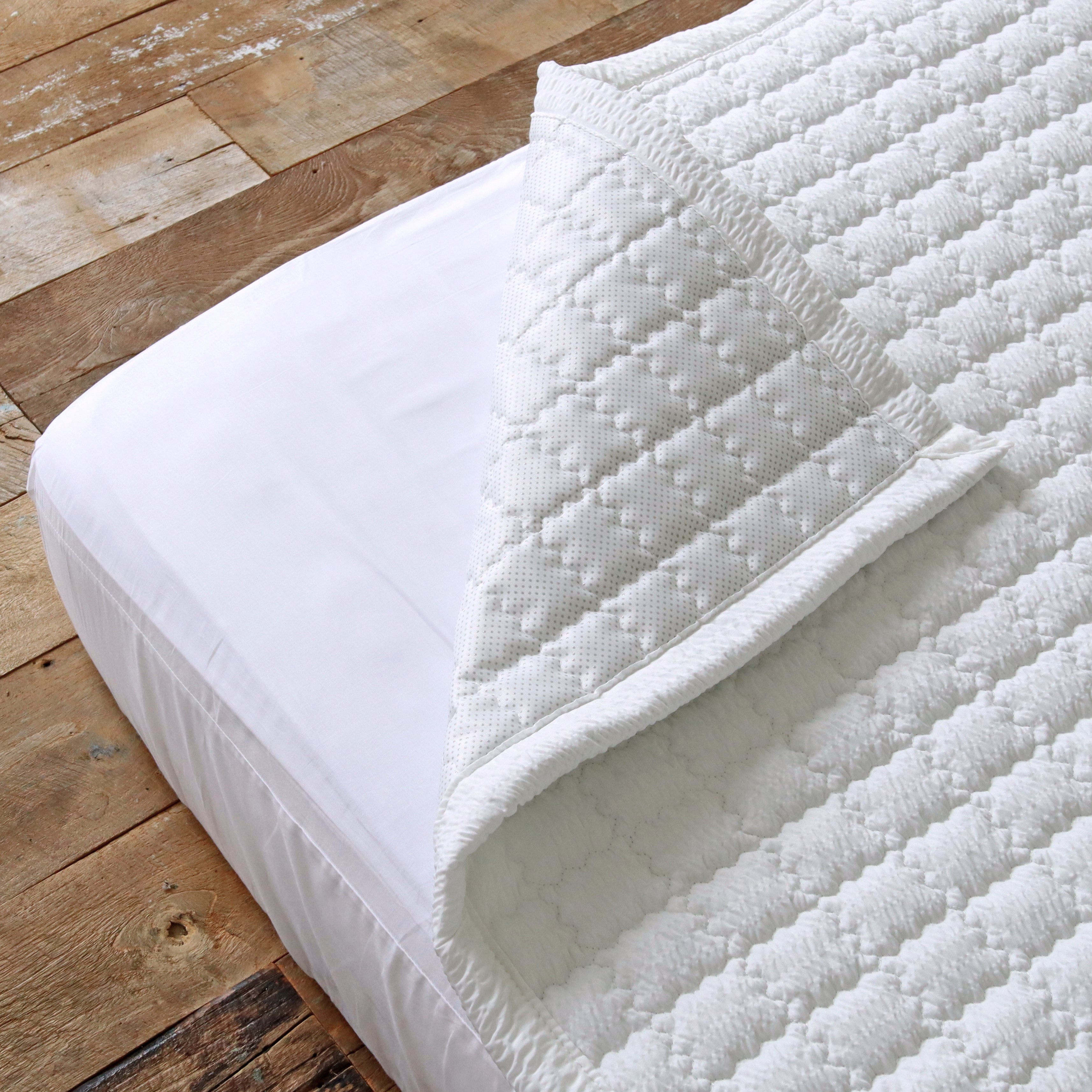 여름패드 시원하고 톡톡한 시어서커 미끄럼방지 침대패드 Q