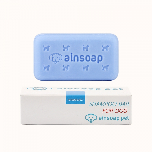 100일숙성 천연 강아지비누 애견샴푸 바타입 페퍼민트향