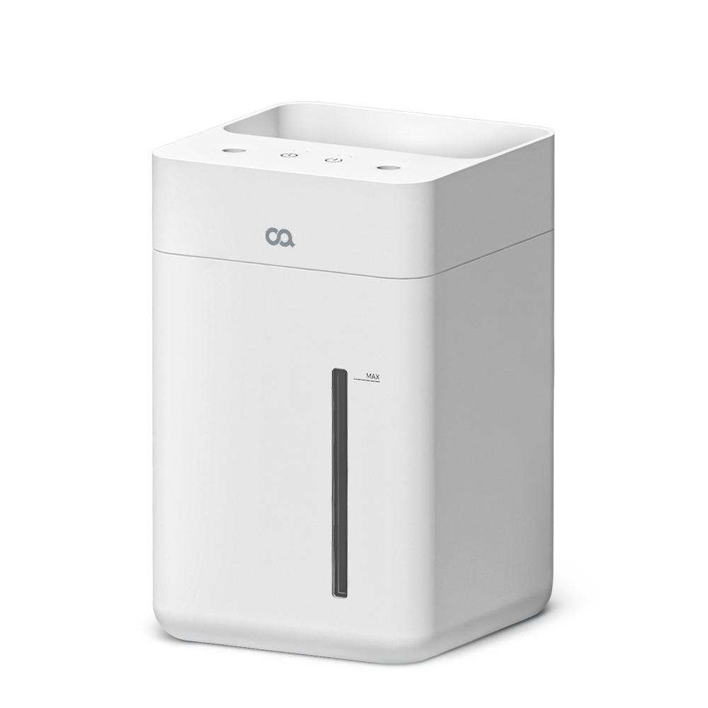 오아 센스S 듀얼 무선 미니 가습기 1L 사무실 탁상용 책상 충전식 usb 필터 탁상