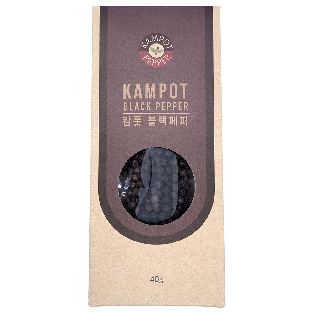 통후추 캄폿 흑 후추 리필 유기농 캄보디아 - 상세 이미지 2