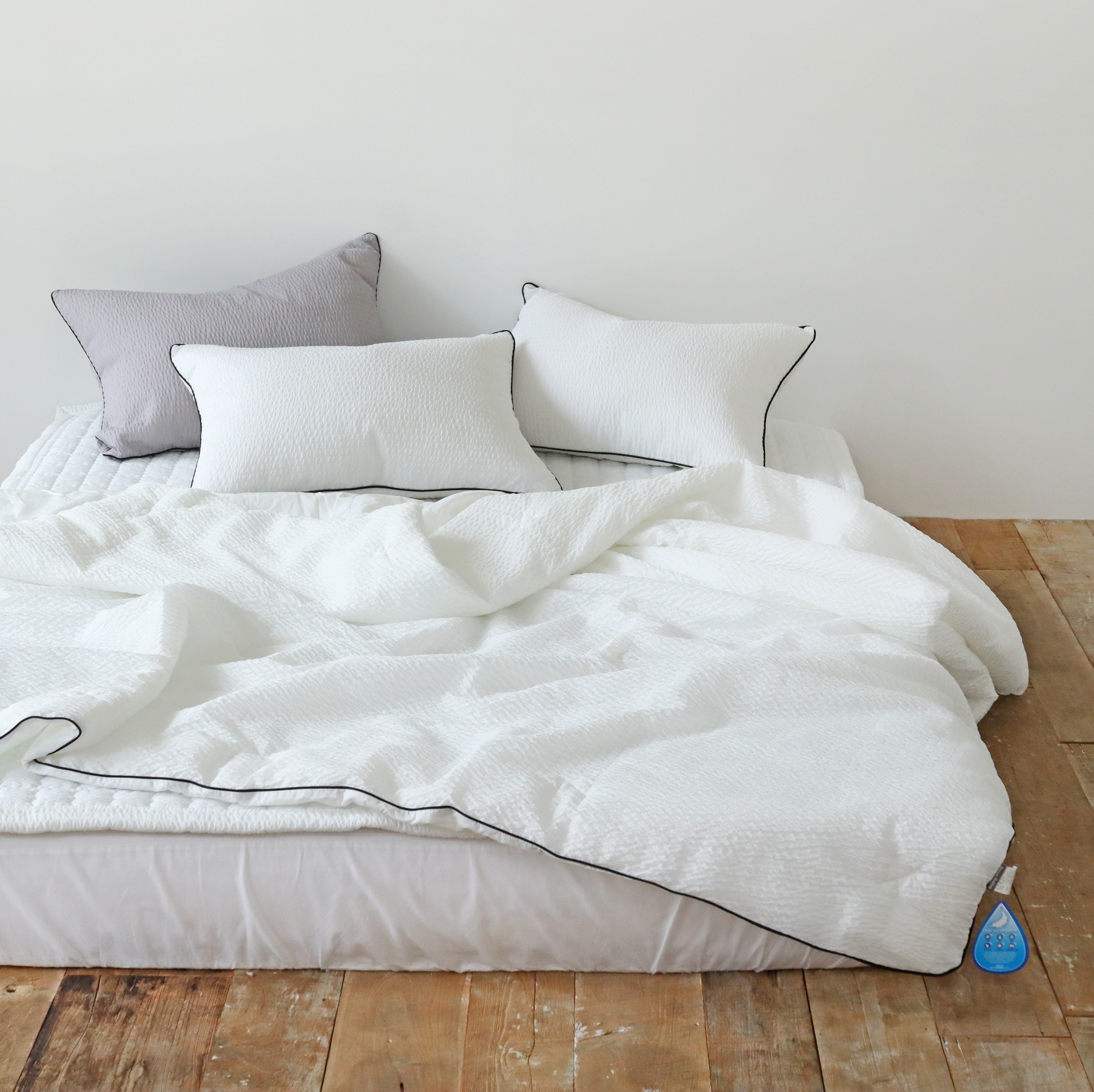 파이핑 점프 시어서커 여름 침구 차렵이불 SS