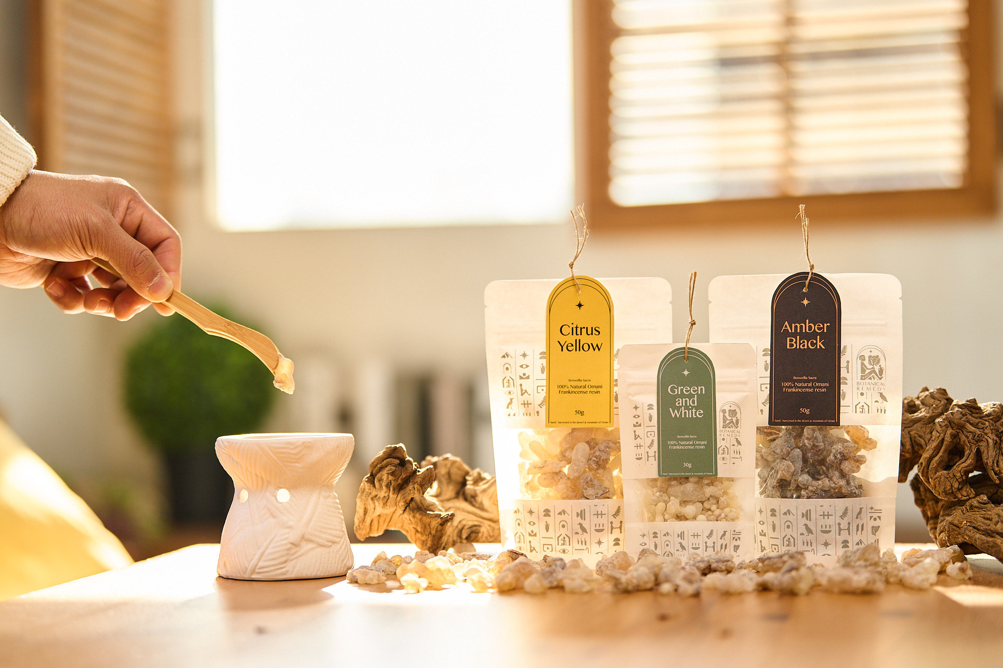 보타니컬레메디 프랑킨센스 레진 단품 천연 인센스 고급 실내 집들이선물 호텔 방향제 디퓨저