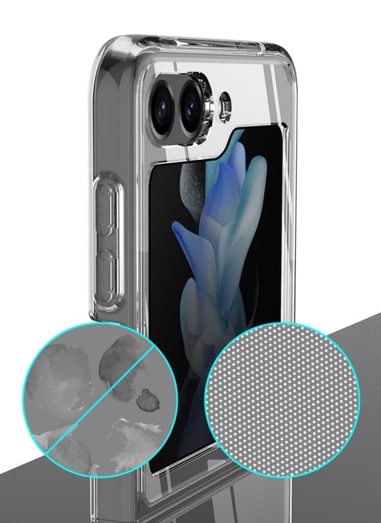 갤럭시 Z플립 5 투명 케이스 카메라보호 범퍼 - 상세 이미지 5