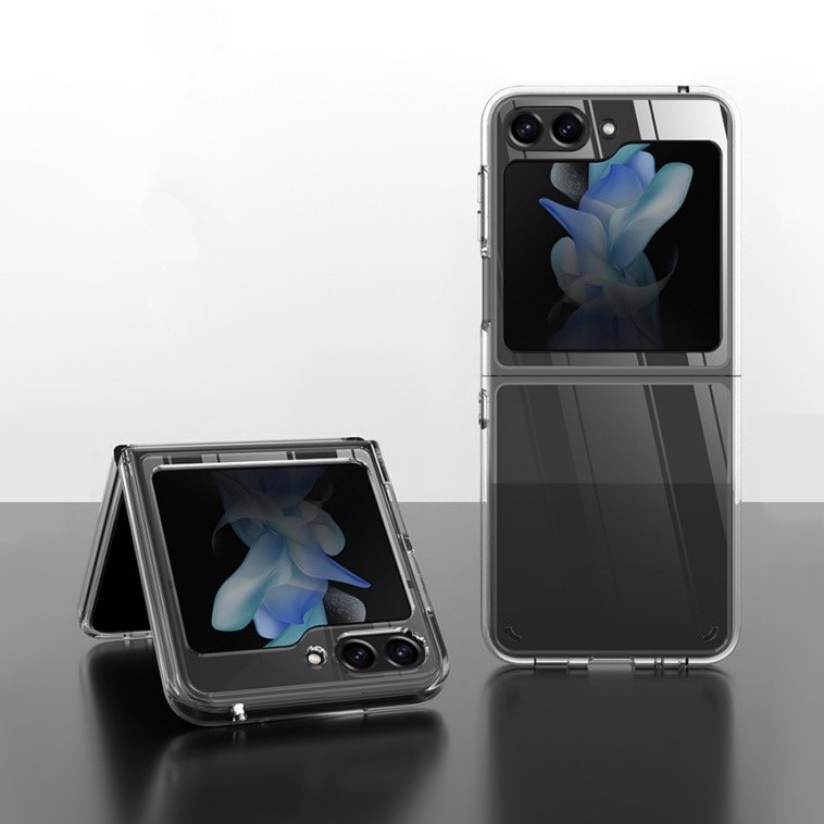 갤럭시 Z플립 5 투명 케이스 카메라보호 범퍼 - 상품 이미지