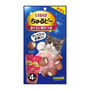 [QSC-271] 츄르비(참치+구운가다랑어) 10g 4개입 고양이 간식