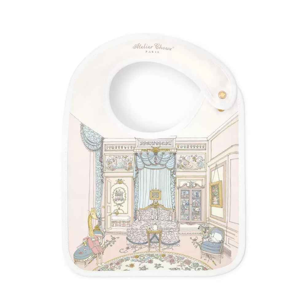 아뜰리에슈 아기 턱받이 Atelier Choux Satin bib 베이비 새틴빕 - 상세 이미지 4