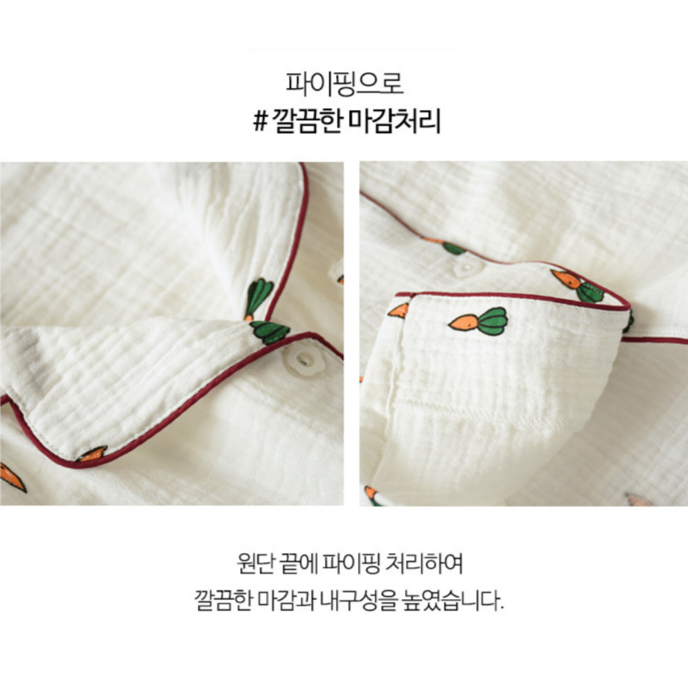 여름커플잠옷 요루면 반팔파자마 이미지 6