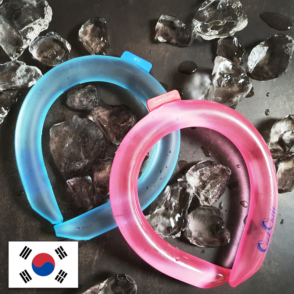 국내생산 18도 얼음목도리 쿨 넥튜브 넥밴드 넥쿨러 쿨 스카프 아이스 여름 넥쿨링 - 상품 이미지