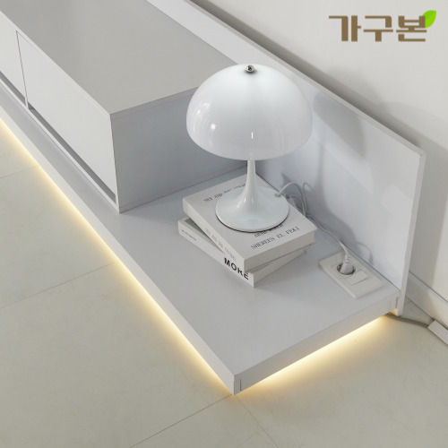 리엔 미드센츄리거실장 확장형거실장 led거실장 높은1800