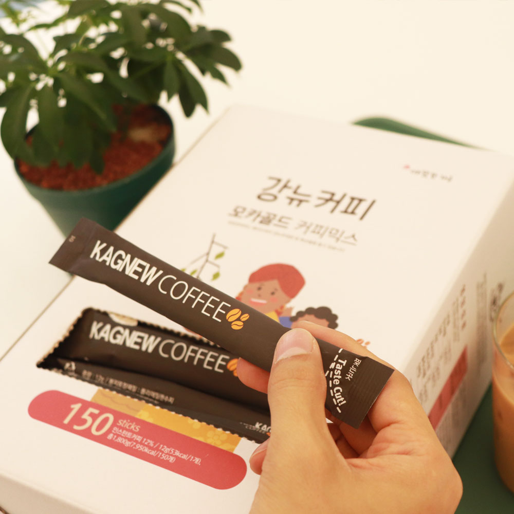 [따뜻한 나눔] 강뉴커피 에티오피안 모카골드 커피믹스 1Box (12g x 150sticks) 이미지 6
