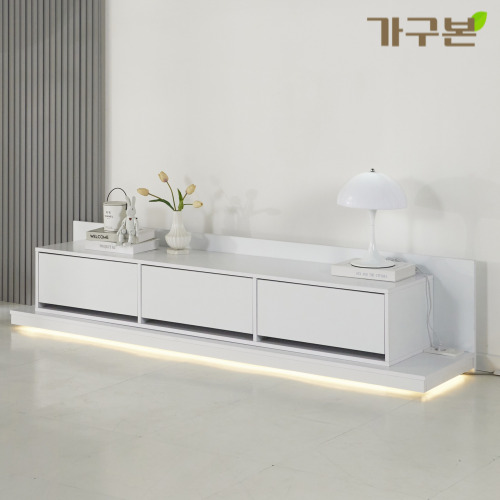 리엔 미드센츄리거실장 확장형거실장 led거실장 높은1800