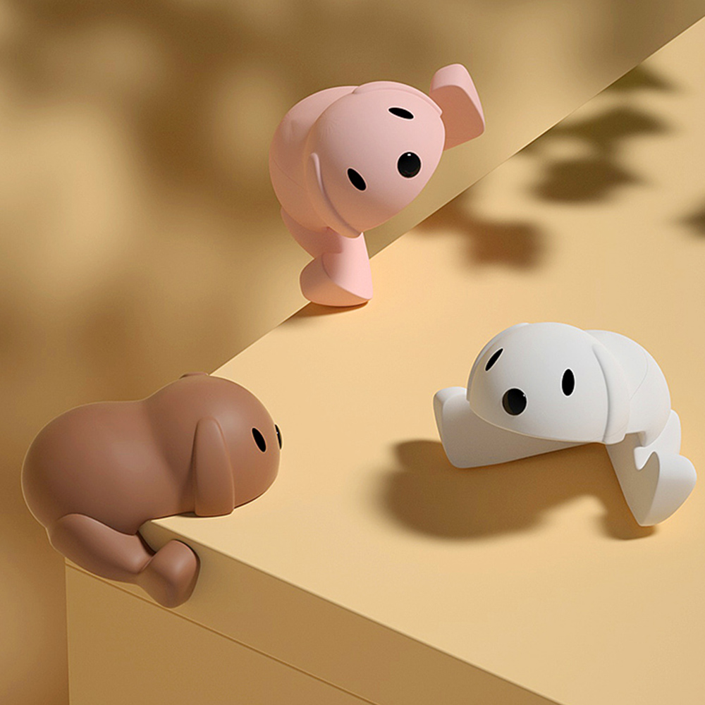 강아지 모서리보호대 2p 책상 모서리가드 코너보호대 - 상품 이미지
