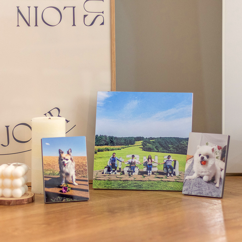 가족사진액자 결혼식액자 아크릴 디아섹액자 주문제작 19.5x10cm