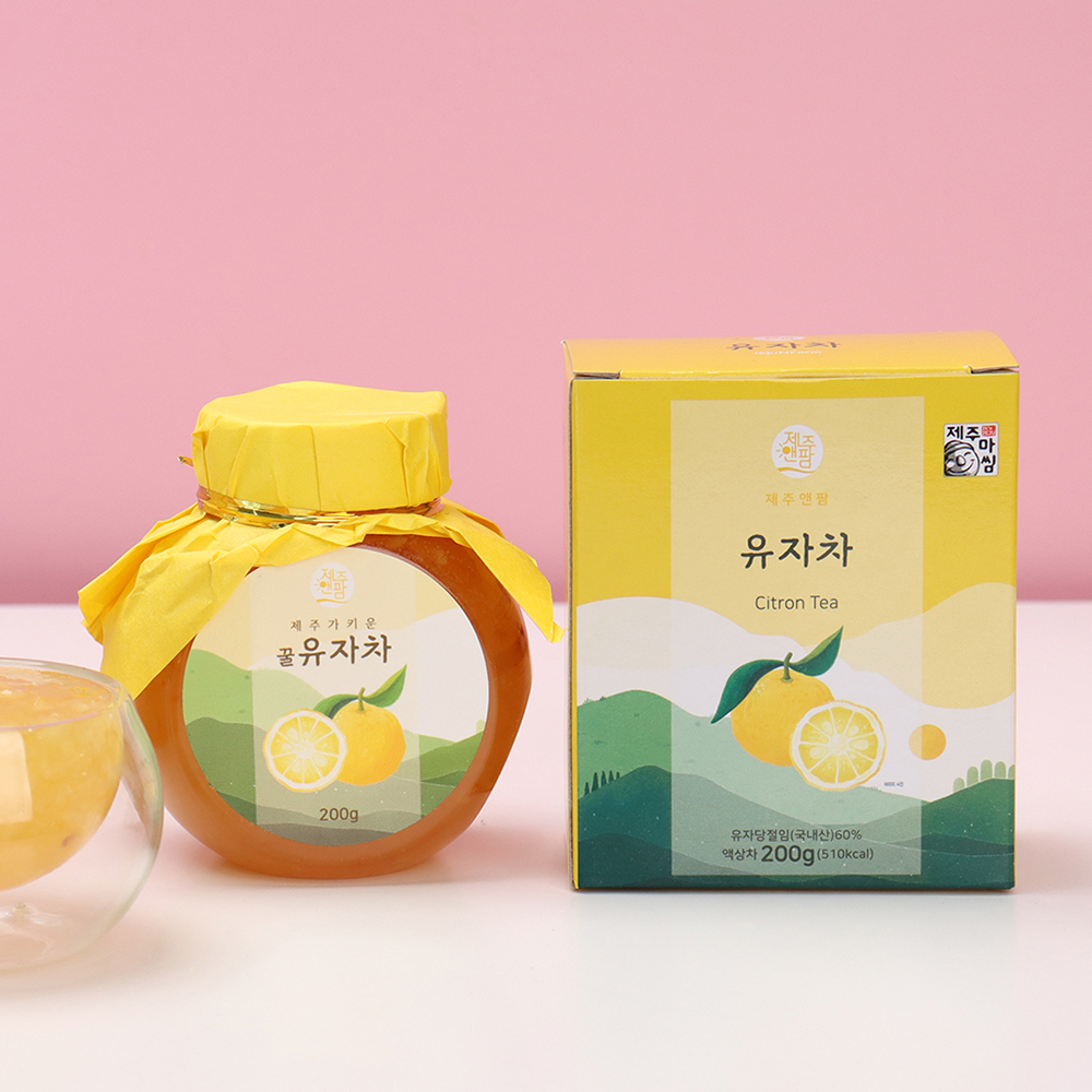 제주 과일청 유자청 유자차 제주도기념품 답례품 - 메인 이미지