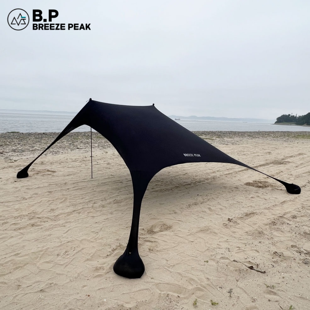 올챙이 비치 타프 대형 그늘막 블랙 해수욕장 모래놀이 해변 3m