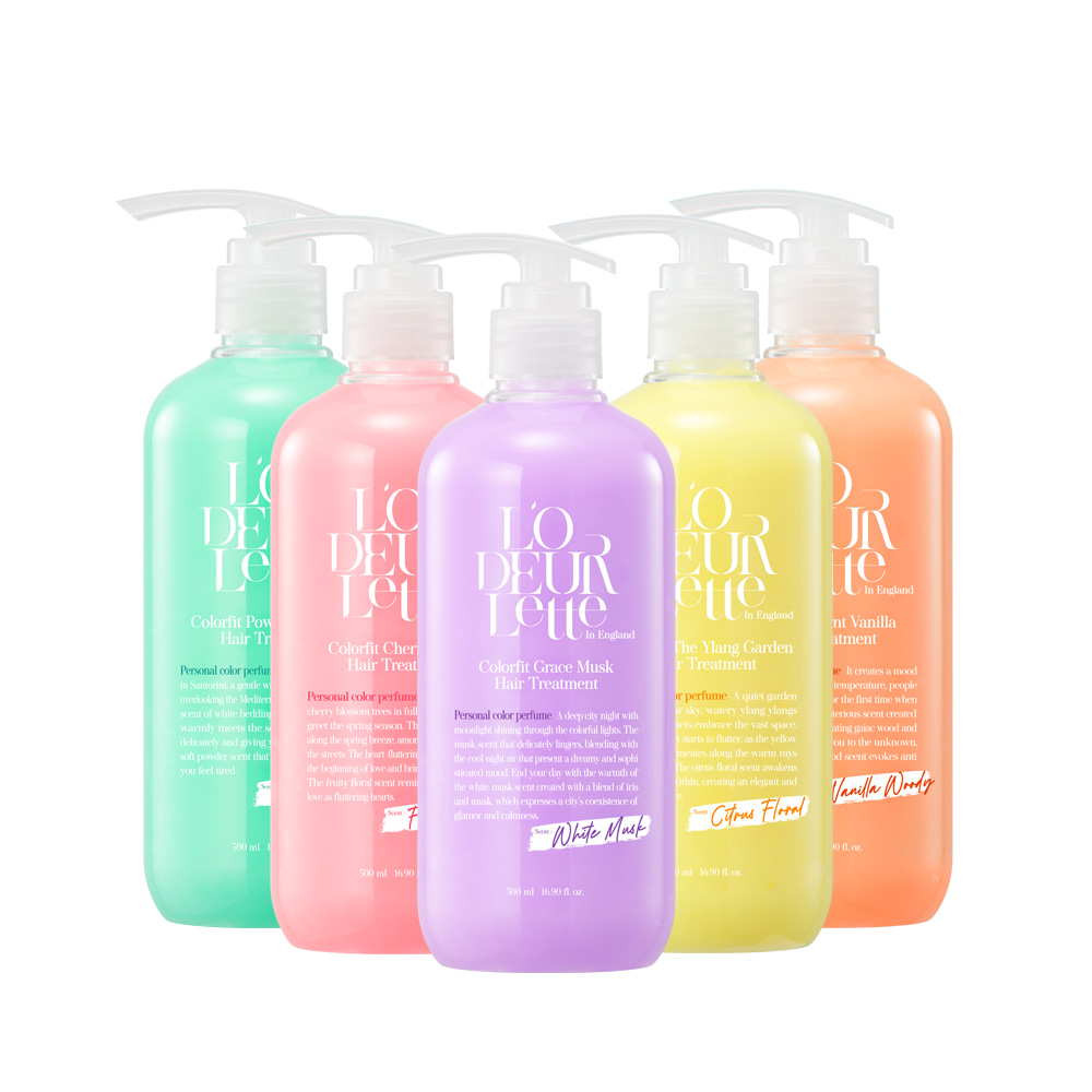 로더렛 컬러핏 퍼퓸 헤어 트리트먼트 더 일랑 가든, 500ml, 1개 - 상세 이미지 2
