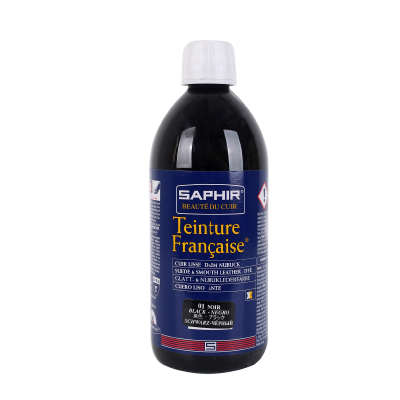 사피르 가죽 염색제 500ml / 대용량 세무 스웨이드 색상 복원제 페인트 물감 염색약