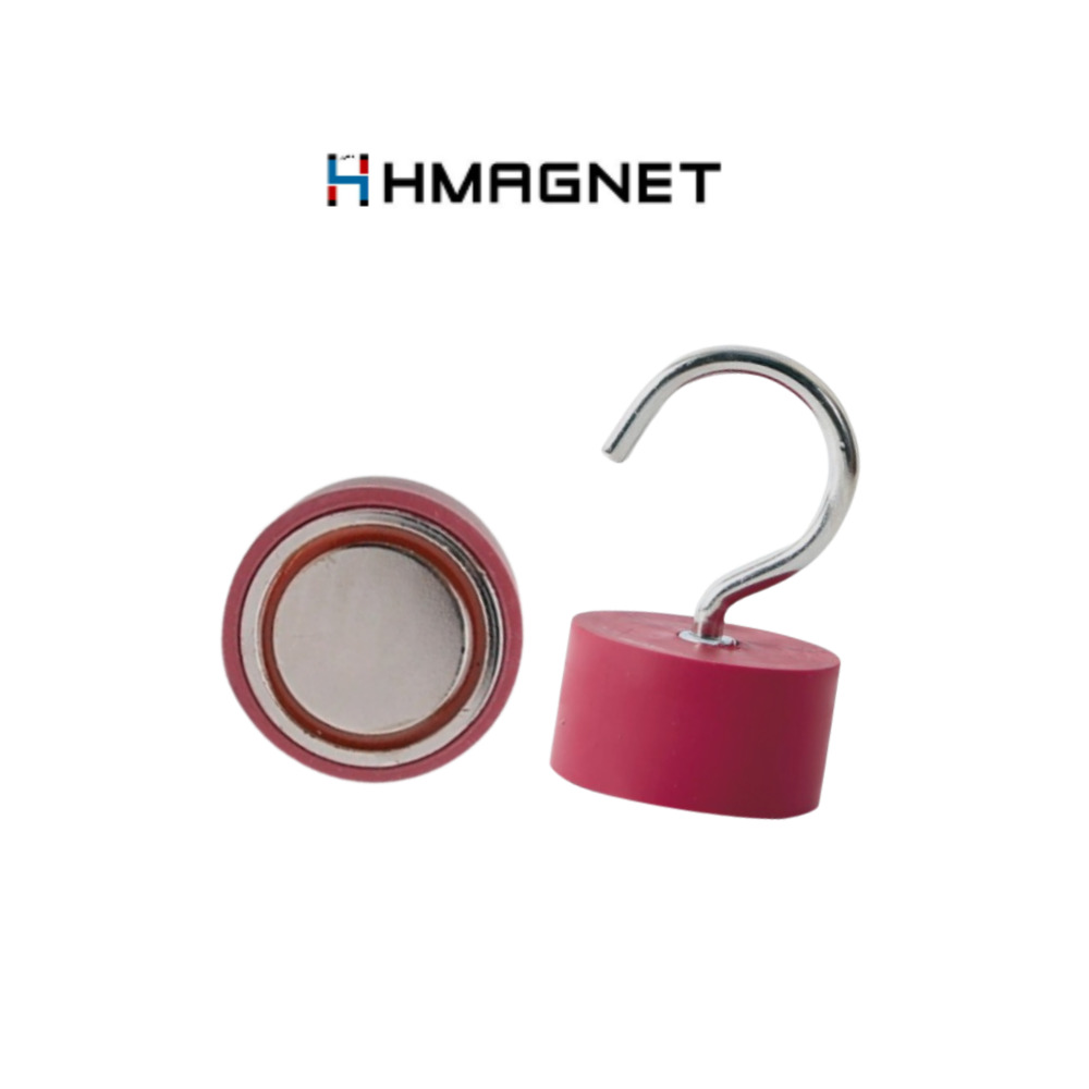 초강력 네오디움 원형 고리 자석 고무홀더자석, 45mmX25mm 이미지 3