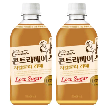 롯데 칸타타 콘트라베이스 라떼 500ml x 24PET