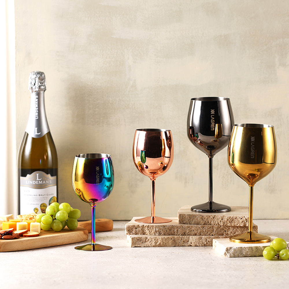 꾸버스 분리형 캠핑 스텐 와인잔 260ml 안깨지는 컵 휴대용 여행용