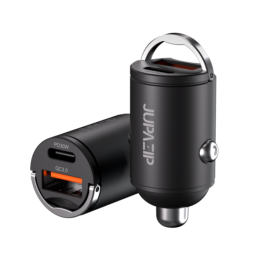 주파집 63W 초고속 듀얼 PPS C타입 매립형 차량용 시가잭 충전기 제품 이미지