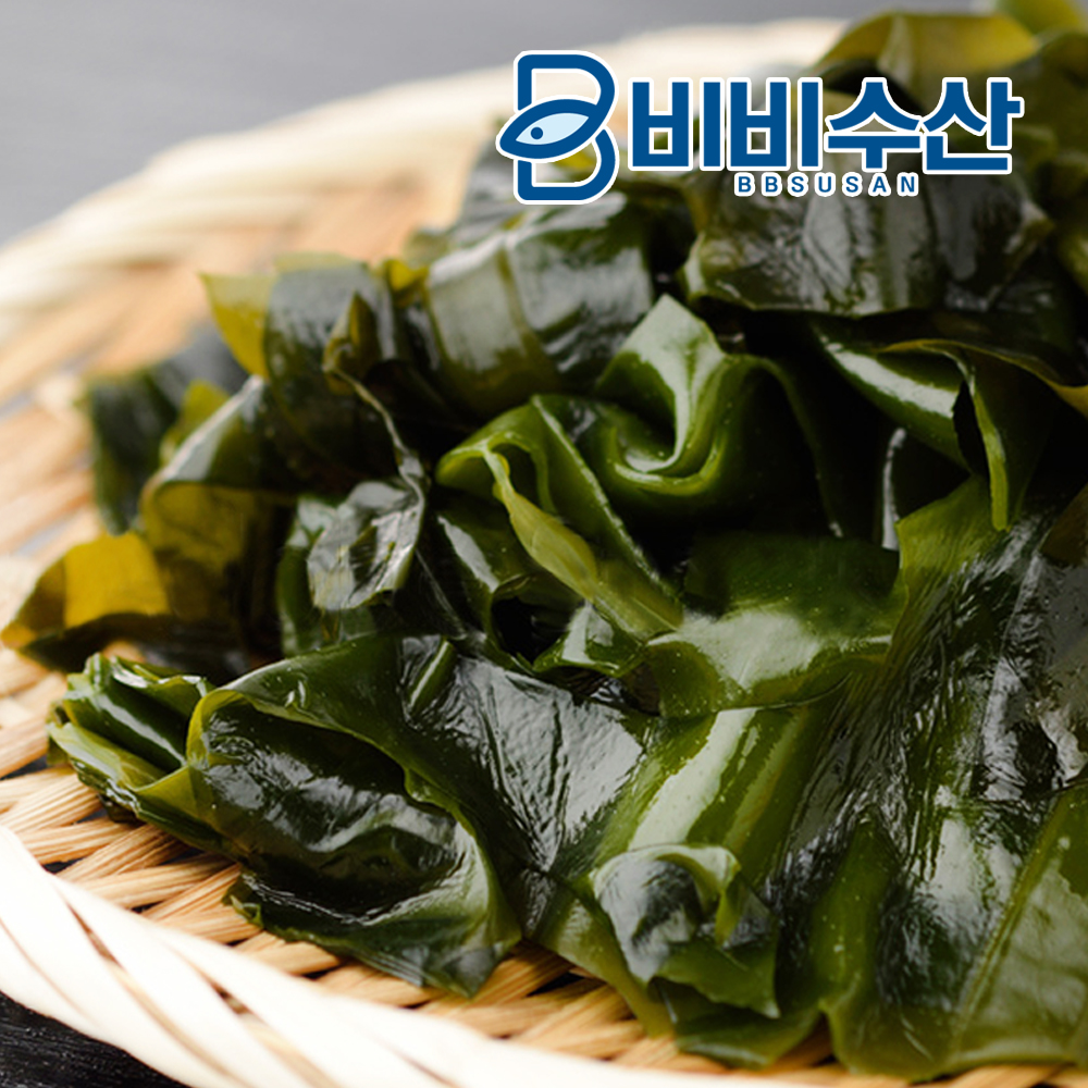 염장다시마 1kg 2팩 미역줄기 꼬시래기 미역 해초샐러드 - 상품 이미지