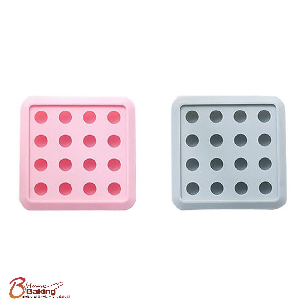 차칸쿡-실리콘몰드 아이스볼얼음틀16구-1.6cm 랜덤1개 아이스크림 메이커 얼음트레이