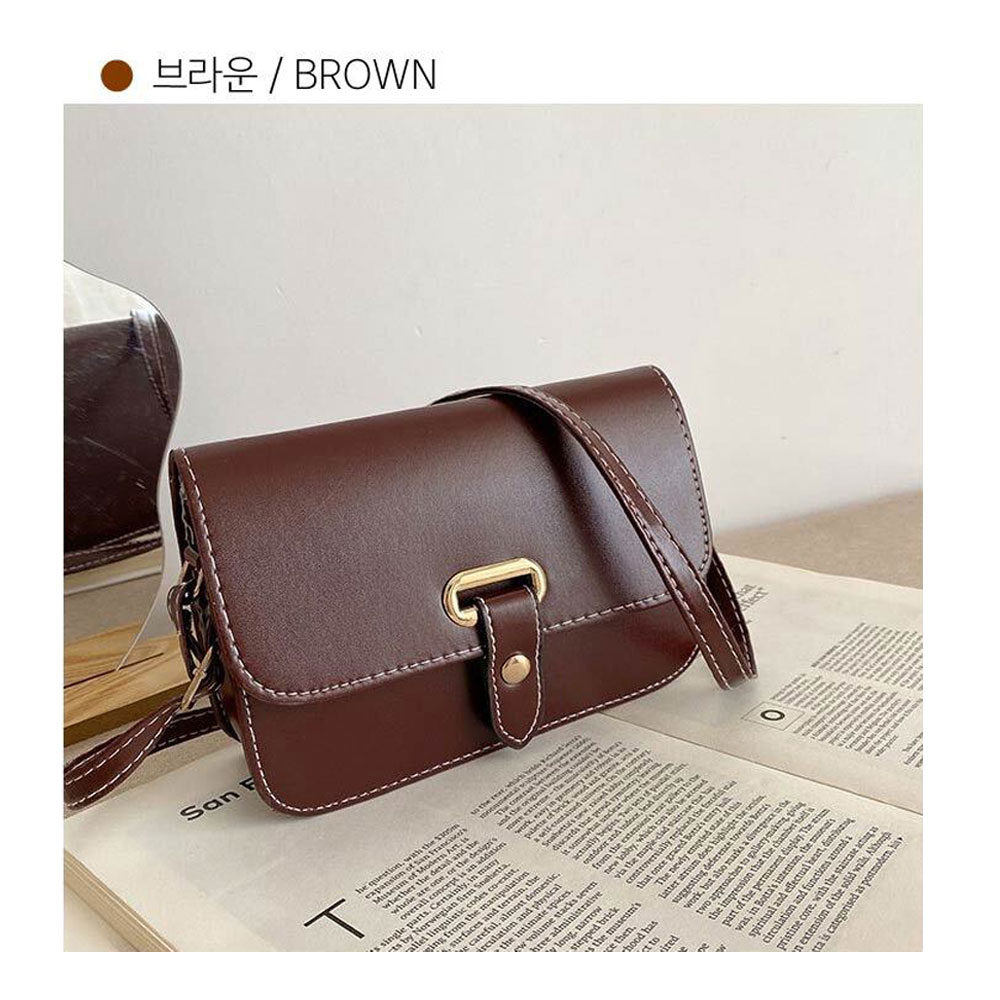 여자 핸드폰 지갑 가방 레더 덮개형 미니 크로스백 캐주얼 핸드백 아담한 귀여운 작은 가방 - 상세 이미지 4