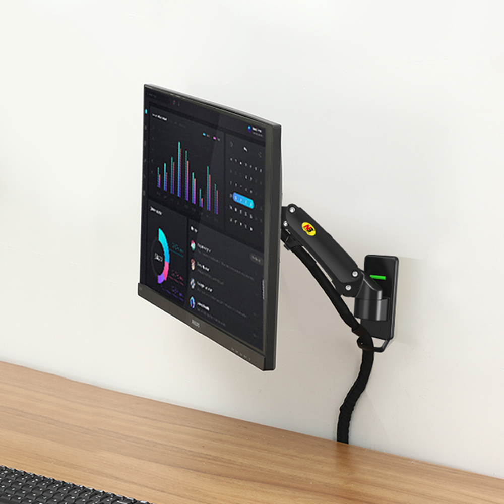 노스바유 NB F120 벽걸이 싱글 모니터암 거치대