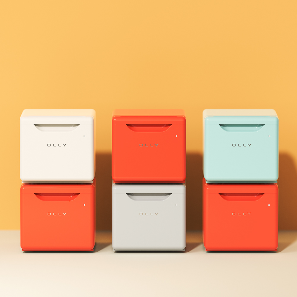 올리 초미니냉장고 원룸 소형 슬림냉장고 저소음 레트로 1인
