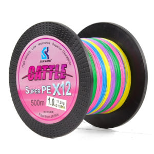 합사줄 12합사 낚시줄 원투 PE라인 CATTLE 오색 500M 1.0호 운동러 솔직 후기 | 실사용 리뷰 - 상품 이미지 2