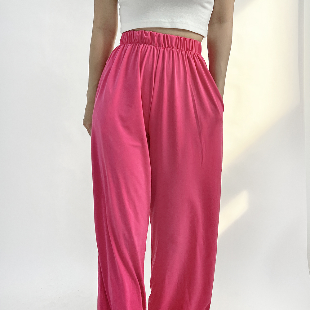 제이 쿨링 찰랑 쿨팬츠 트레이닝 밴딩 와이드팬츠 3color - 상세 이미지 2